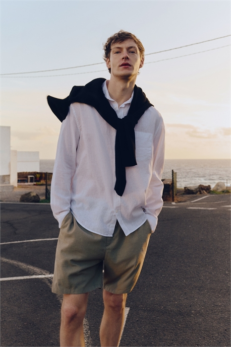 Шорты из льняного микса Regular fit 1256418006 - Фото 13544766