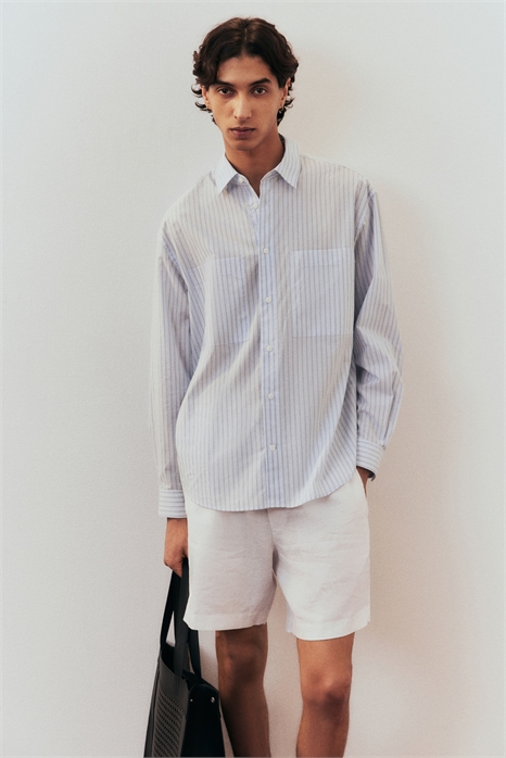 Льняные шорты Regular Fit 1256419004 - Фото 13544773