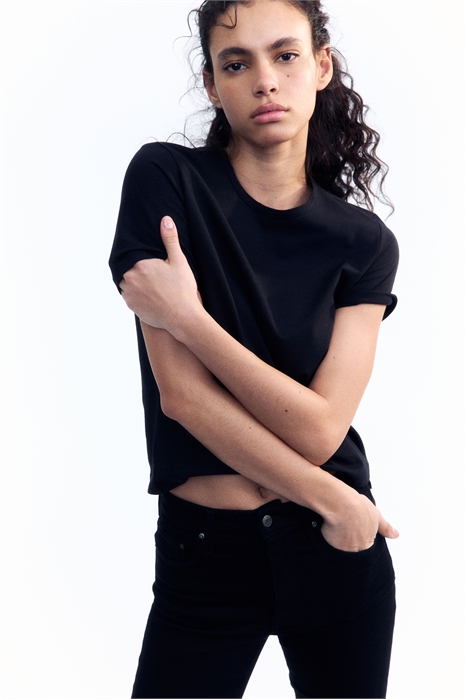 Футболка из хлопкового джерси 1261292001 - Фото 13544936