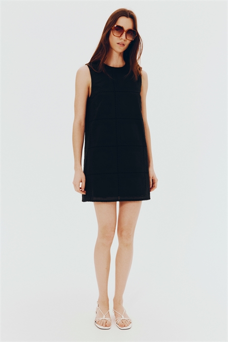 Платье из хлопка с рисунком бродери англез 1275438001 - Фото 13545684