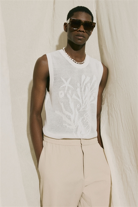 Жилет жаккардовой вязки Slim Fit 1276927001 - Фото 13546014