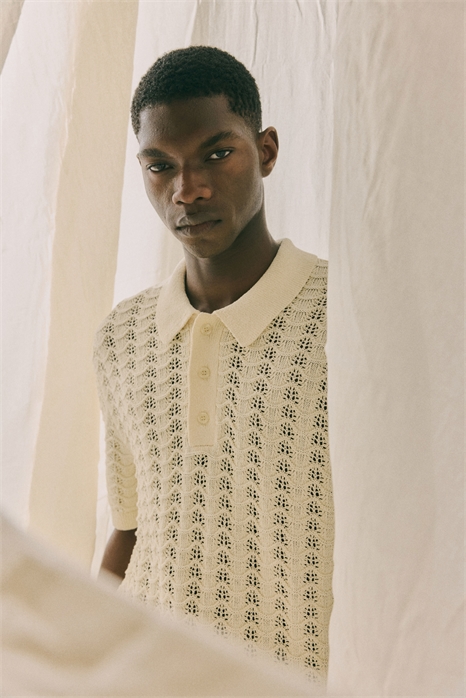 Рубашка-поло Regular Fit из пуантельевого трикотажа 1276944001 - Фото 13546038