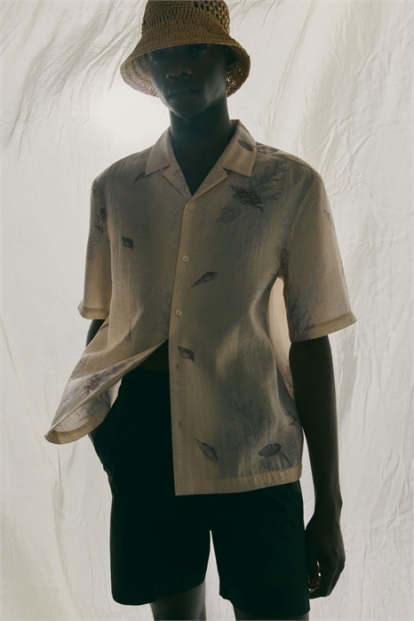 Курортная рубашка Regular Fit из смеси лиоцелла 1277503002 - Фото 13546119