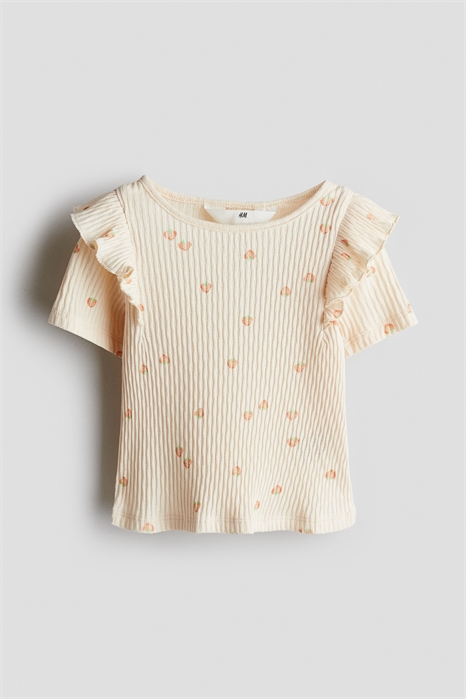 Топ из хлопка с воланами 1282330004 - Фото 13546515