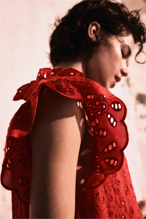 Платье с бродери англез 1282352005 - Фото 13546519