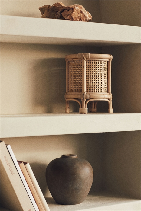 Горшок для растений из ротанга 1283300001 - Фото 13546621