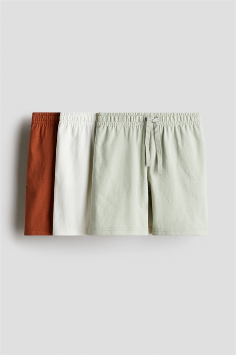 Шорты из хлопкового джерси в количестве 3 штук 0801267034 - Фото 13553752