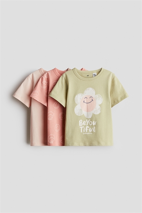 Футболка с принтом из трикотажа, 3 шт 0937175066 - Фото 13553772