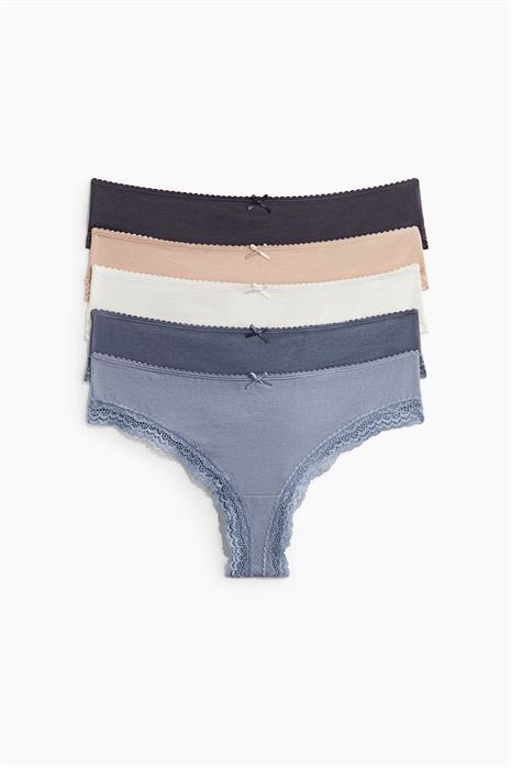 Трусы-бразильяна в упаковке из 5 штук 0990702042 - Фото 13553800