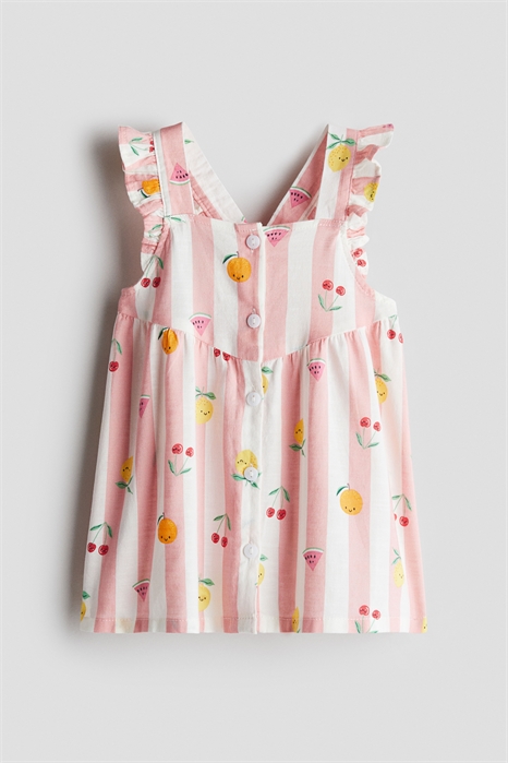 Платье из хлопка с отделкой воланами 1123540011 - Фото 13553836