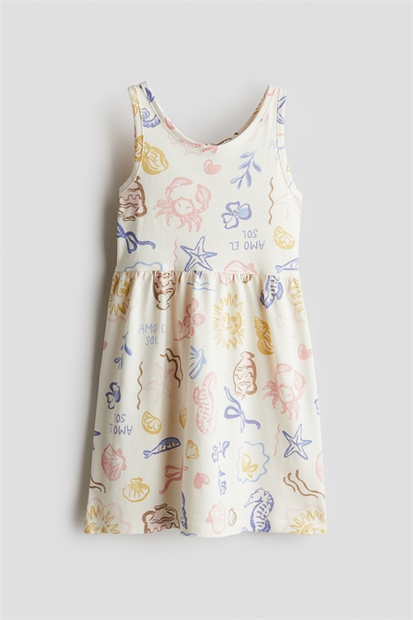 Платье из хлопка с узором 1157735107 - Фото 13553869