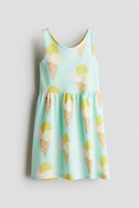 Платье из хлопка с узором 1157735108 - Фото 13553871