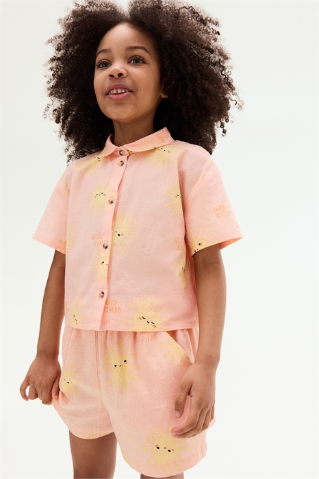 Шорты из льняного бленда 1213790009 - Фото 13553957