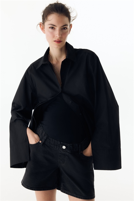 Джинсовые шорты MAMA 1255694004 - Фото 13554299