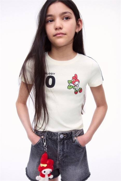 Топ из принтованного трикотажа 1263223010 - Фото 13554632