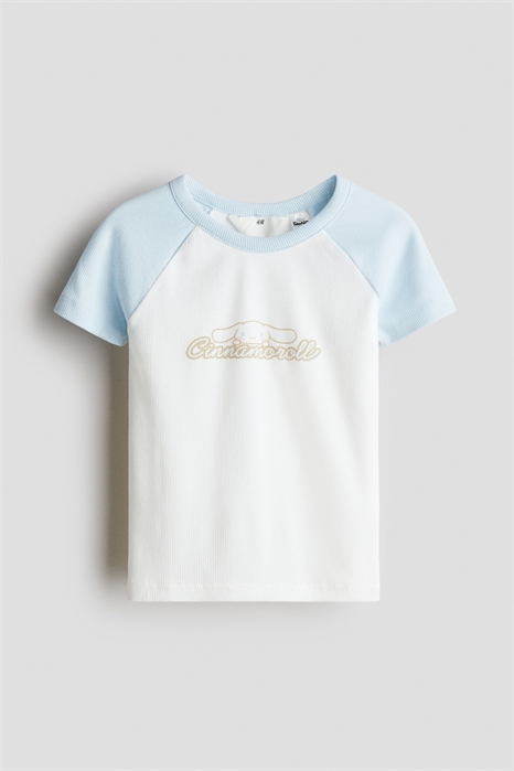 Топ из принтованного трикотажа 1263223011 - Фото 13554636