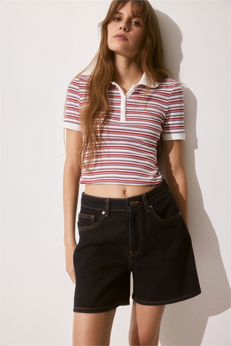 Высокие джинсовые шорты 1266261003 - Фото 13554768