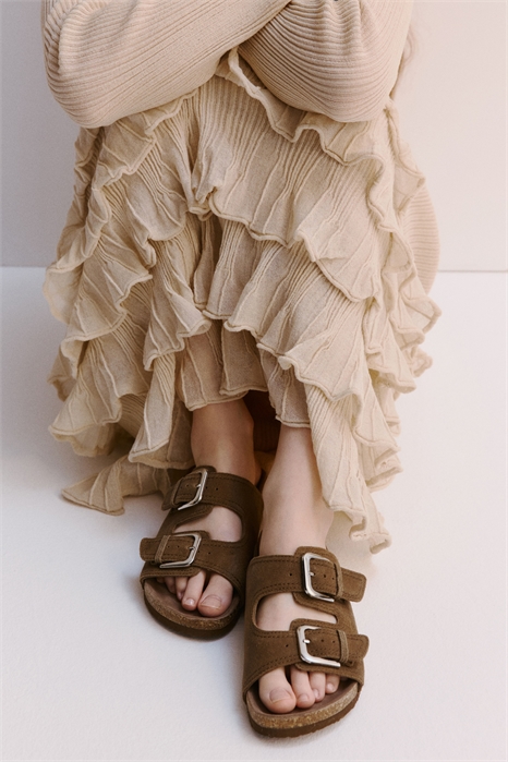 Замшевые сандалии 1274512002 - Фото 13555350