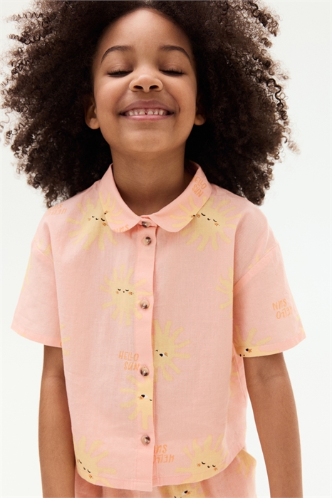 Блузка из льняной смеси 1275637002 - Фото 13555443