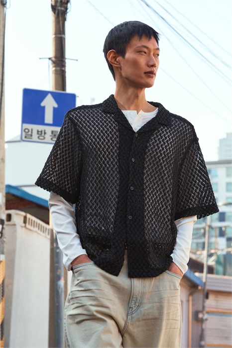 Рубашка с короткими рукавами Loose Fit 1276191001 - Фото 13555579