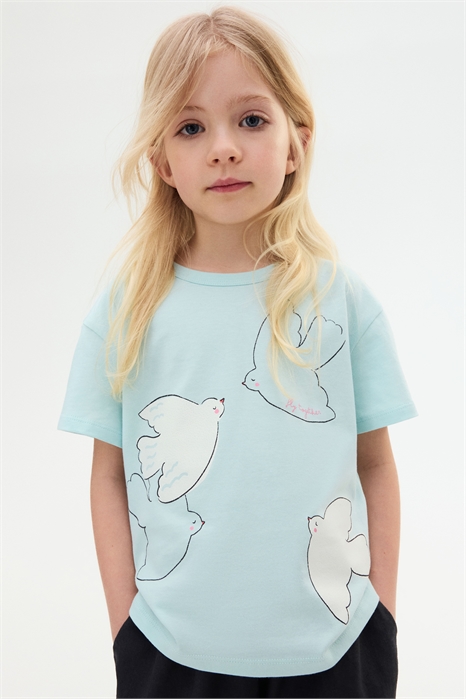 Топ из принтованного трикотажа 1276711008 - Фото 13555641