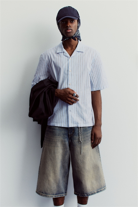 Хлопковая курортная рубашка Regular Fit 1276825002 - Фото 13555653