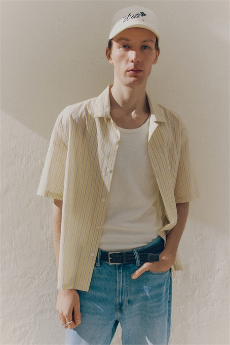 Хлопковая курортная рубашка Regular Fit 1276825005 - Фото 13555667