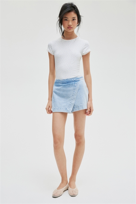 Джинсовые шорты с заворотом 1277603002 - Фото 13555782