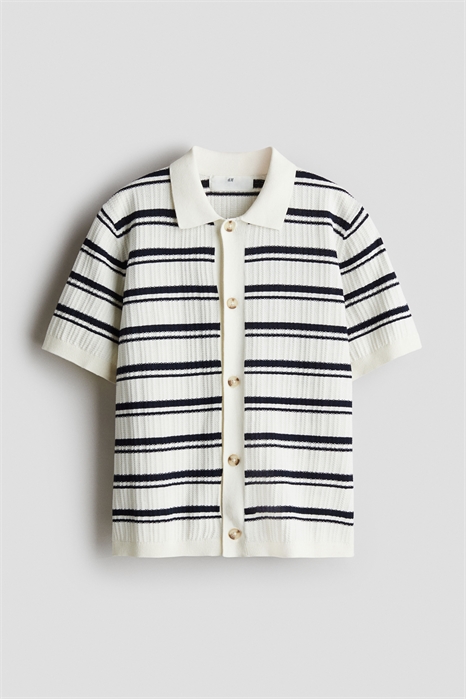 Рубашка из фактурного трикотажа 1280733002 - Фото 13555952