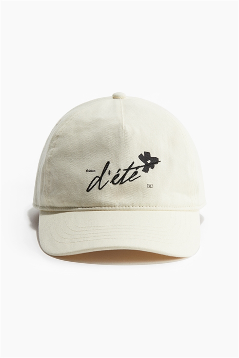 Хлопковая кепка с вышитым мотивом 1281126001 - Фото 13555976