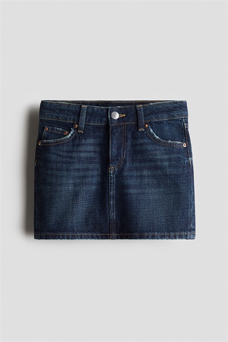 Джинсовая юбка с потертыми деталями 1281740002 - Фото 13555999