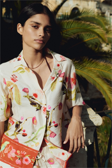 Летняя рубашка Loose Fit 1281807005 - Фото 13556006