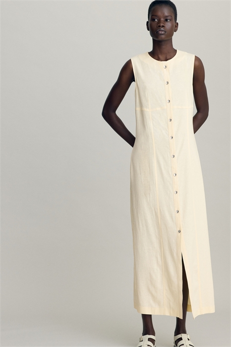 Платье из льняного бленда 1285150001 - Фото 13556418