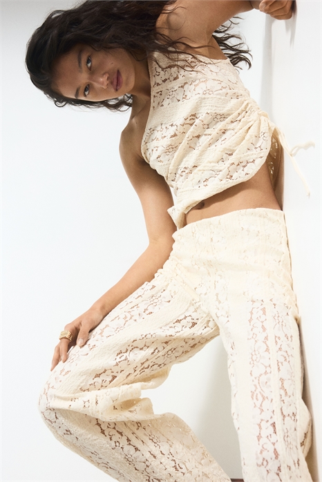 Брюки с кружевными деталями 1289936001 - Фото 13556653