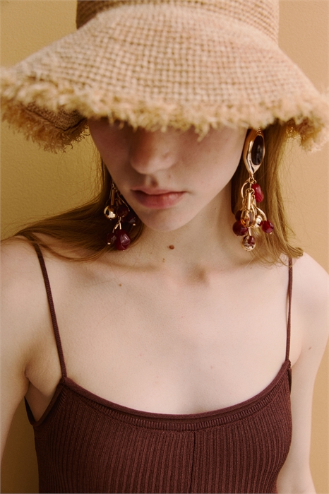 Длинные серьги с кластером 1291952001 - Фото 13556726