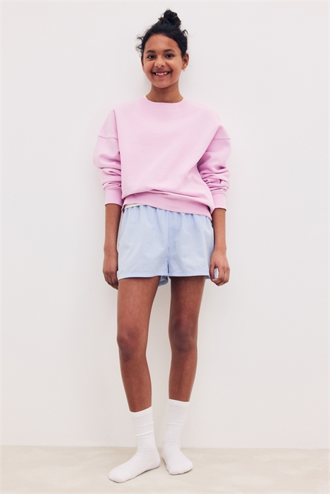 Хлопковые пижамные шорты 1283193001 - Фото 13556849