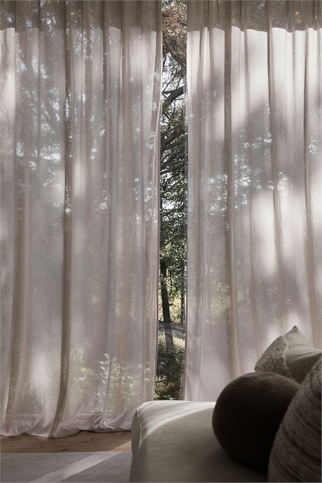 Шторы из льняного бленда длиной 2 шт. 1262270003 - Фото 13557244