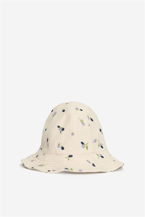 Хлопковая муслиновая шляпа для загара 0884273011 - Фото 13558797