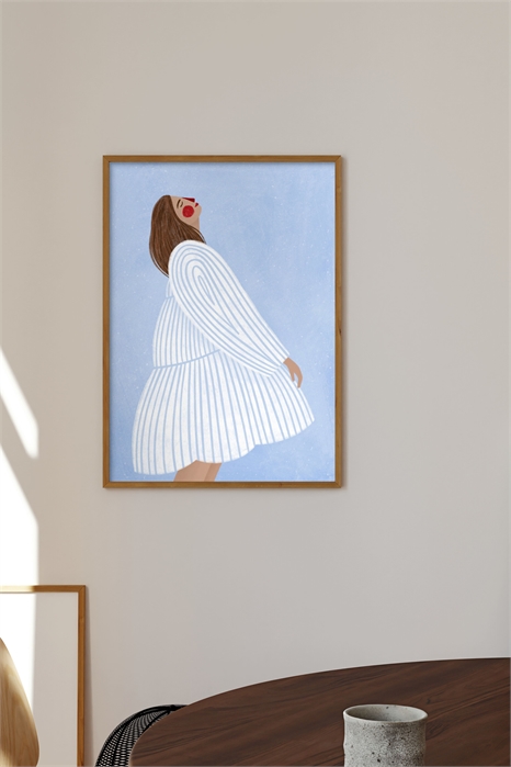 Беа Мюллер - Женщина с голубыми полосами 1312339001 - Фото 13559669