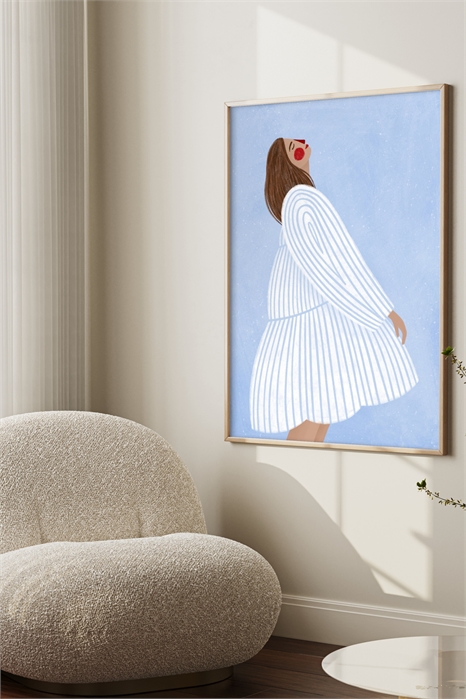 Беа Мюллер - Женщина с голубыми полосами 1312356001 - Фото 13559717