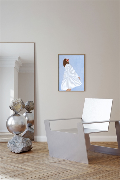 Беа Мюллер - Женщина с голубыми полосами 1312368001 - Фото 13559750