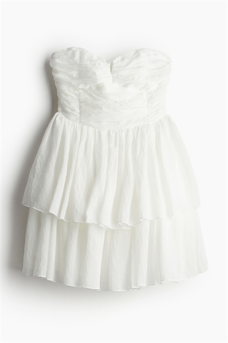 Платье-бандо с расклешенной юбкой 1226867001 - Фото 13568037