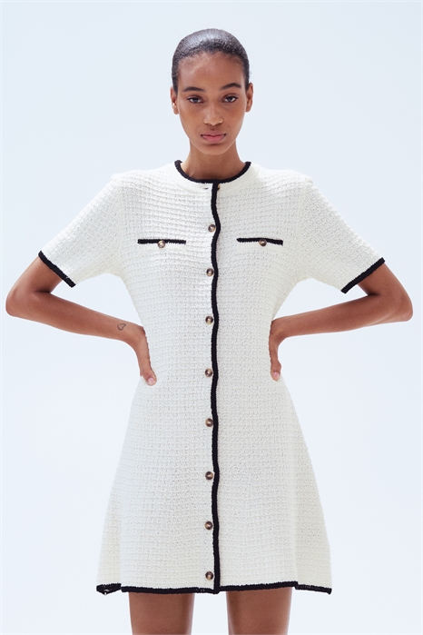 Платье из фактурного трикотажа 1278210001 - Фото 13568659