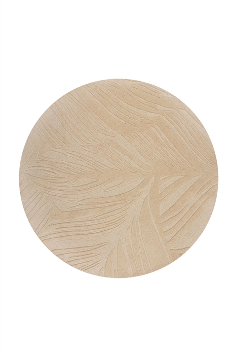 Коврик Lino Leaf Hand Carved Wool Circle Rug 1208099001 - Фото 13570643