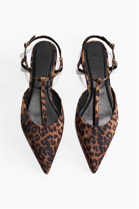 Сандалии из атласа с острыми углами 1274471005 - Фото 13570752