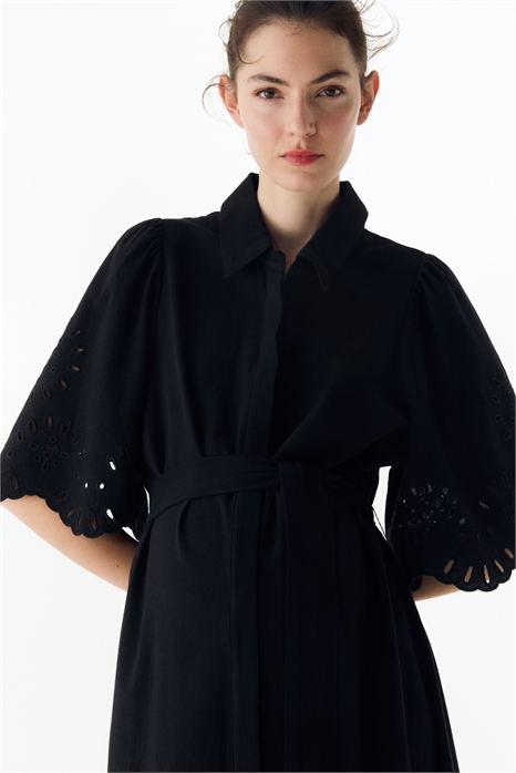 Платье-рубашка из хлопка MAMA 1277316001 - Фото 13571950