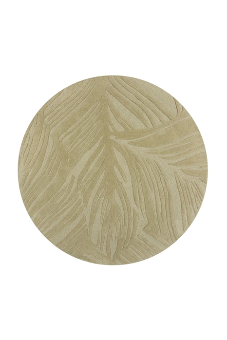 Коврик Lino Leaf Hand Carved Wool Circle Rug 1208099003 - Фото 13572878