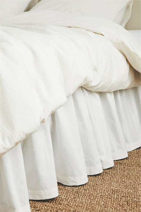 Двуспальный/королевский валанс из хлопковой смеси с воланами 1255326001 - Фото 13574360