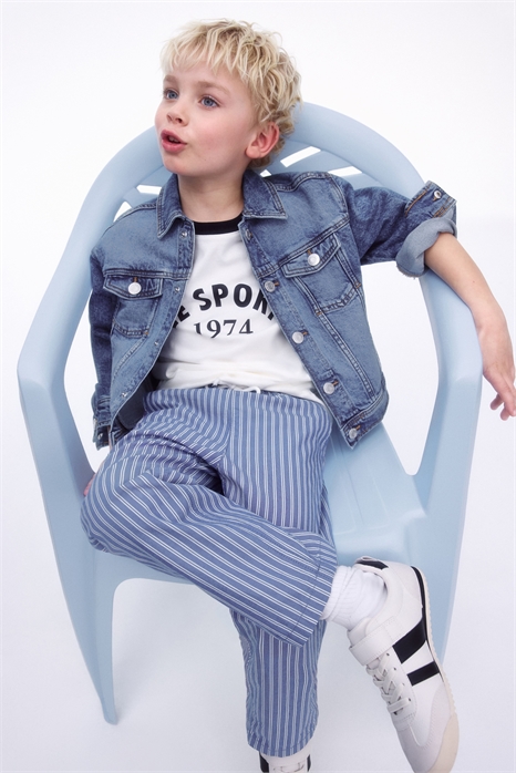 Брюки из хлопкового поплина 1288648002 - Фото 13575962