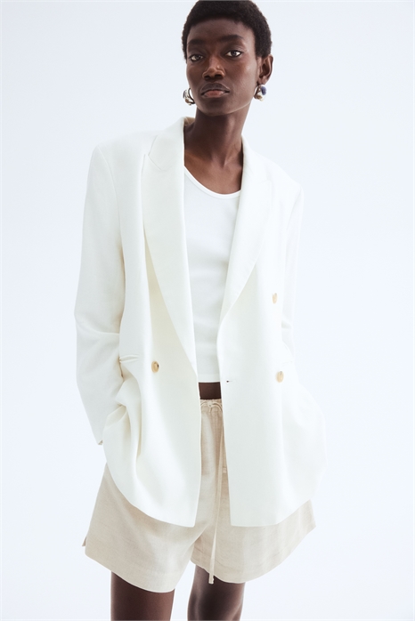 Шорты с завязками из льняного бленда 1259173003 - Фото 13578988